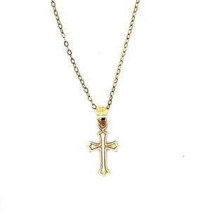 14k/925 Small Cross Petite Necklace